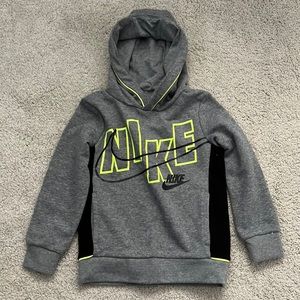 Nike Kids Hooded Neon Logo Sweatshirt in Size 2-3 Years